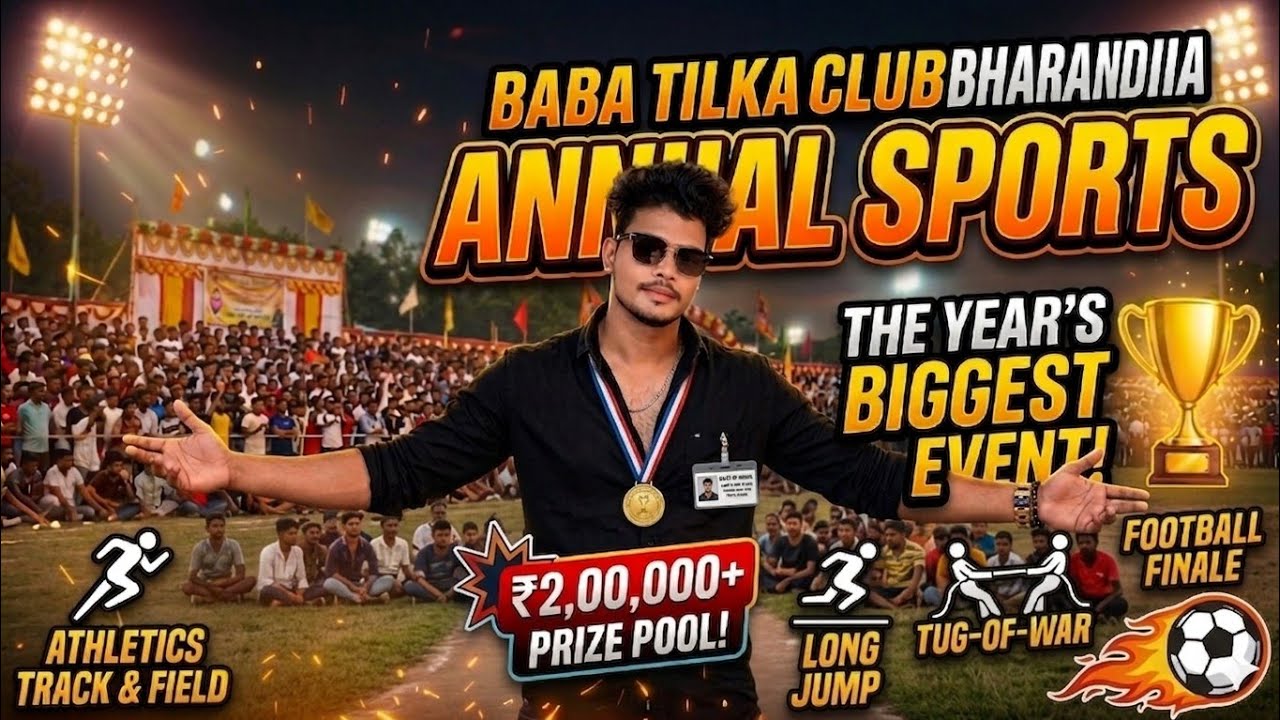 BHARANDIA SPORTS 2026// ADIBASI NACHO // MAYURBHANJ //ODIA VLOG 