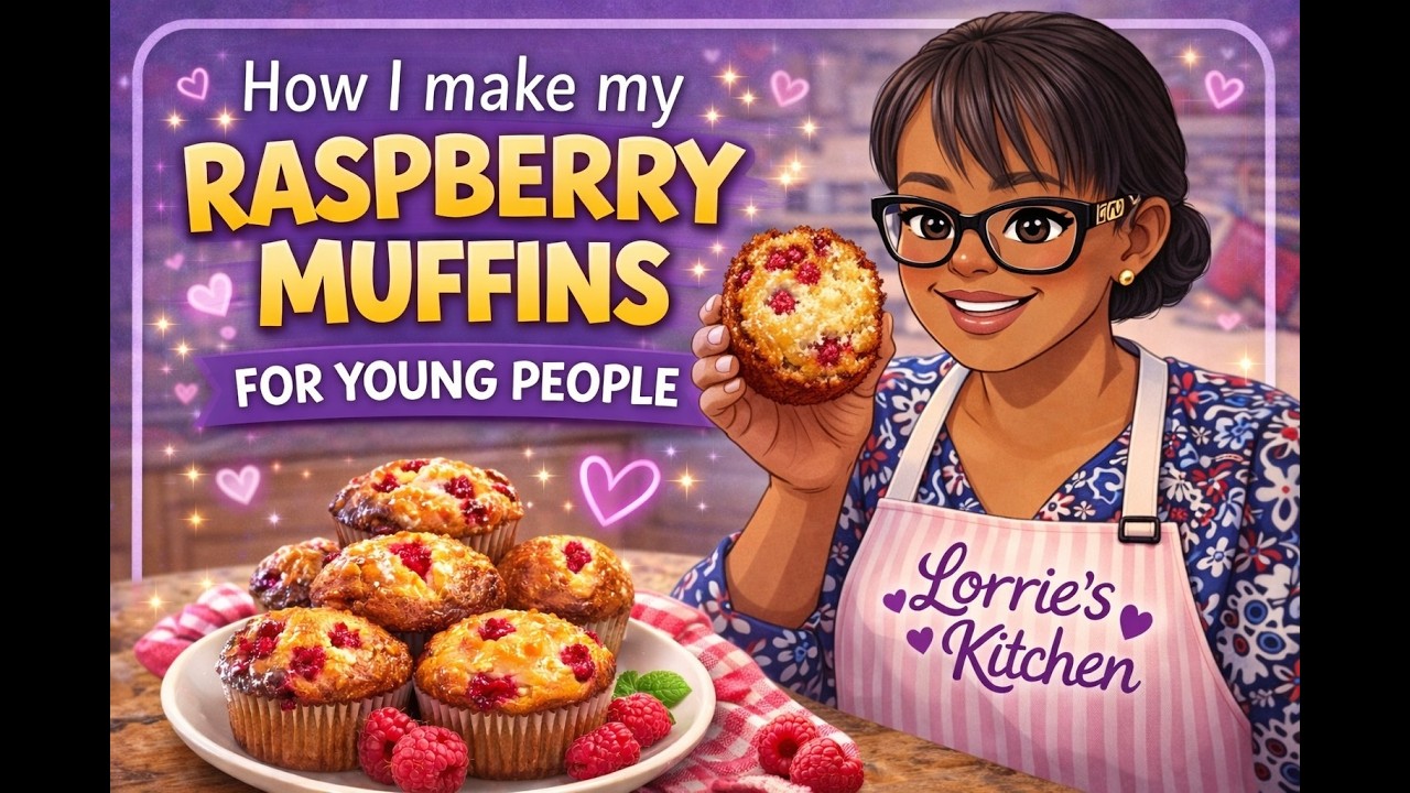 How I Make My Raspberry Muffins For the Young People