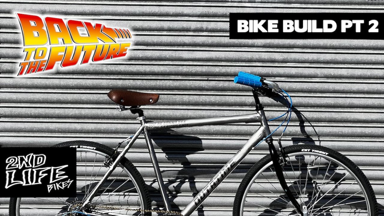 Back to The Future Themed bike Part 2! - Dad Bike Restoration  -  Commuter cruiser vintage bike