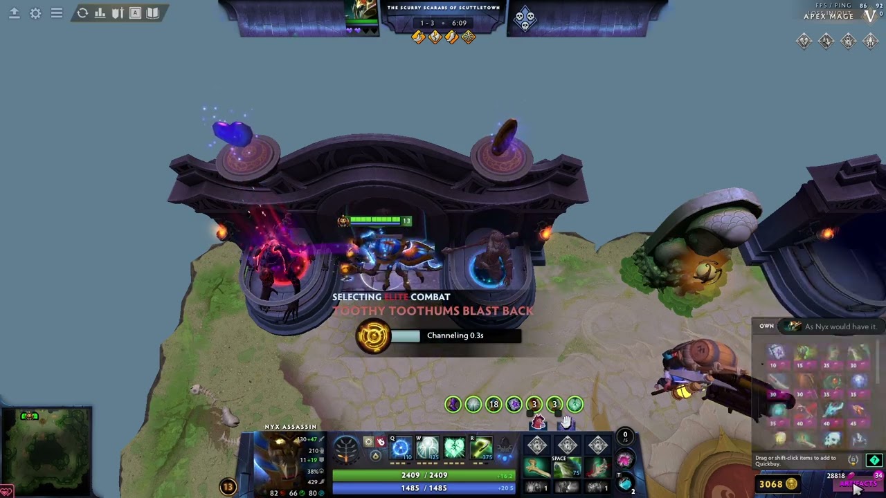 Aghanim's Labyrinth 2026 APEX MAGE V difficulty gameplay SOLO!