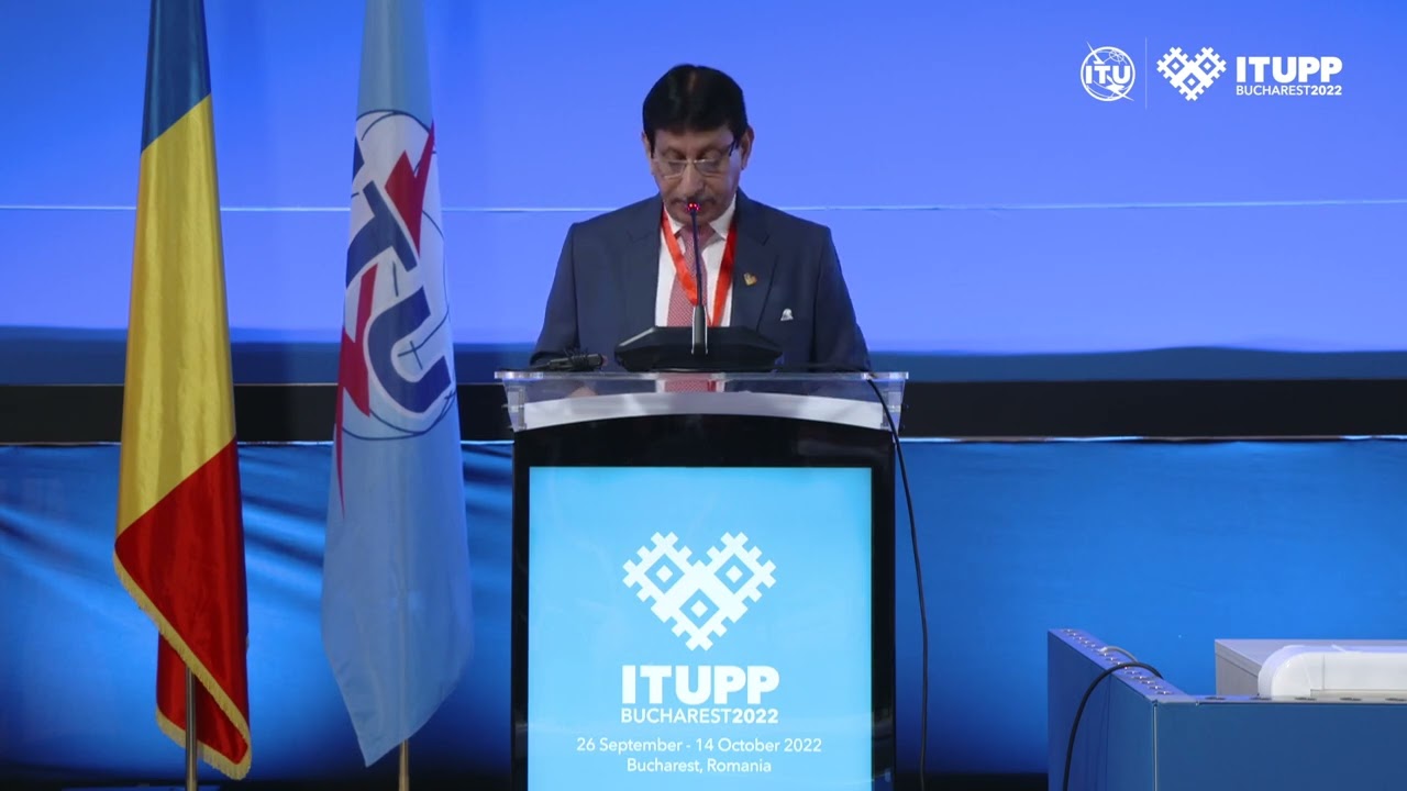 ITU PP-22 Policy statement: H.E. Mr Syed Aminul Haque, Pakistan