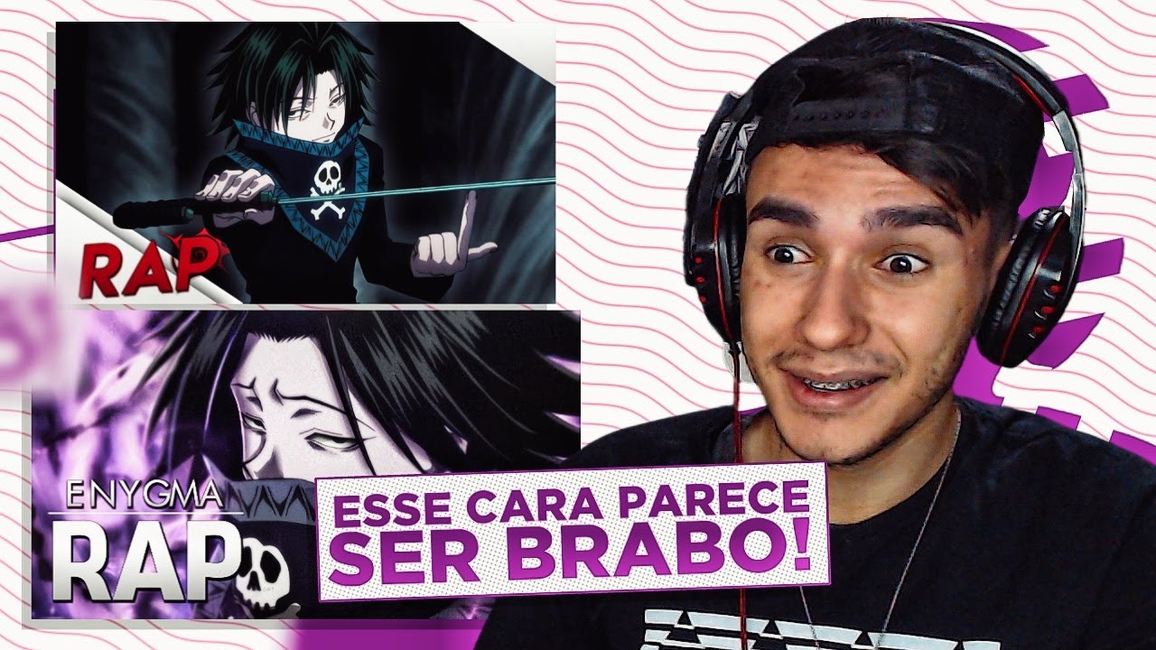 (2 em 1) REACT - Raps do Feitan (Hunter x Hunter) | Enygma | Sting Raps