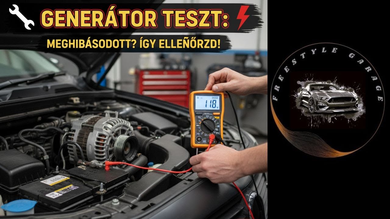 Gener&aacute;tor Teszt: Nincs T&ouml;lt&eacute;s? &Iacute;gy ellenőrizd, mielőtt lecser&eacute;ln&eacute;d!