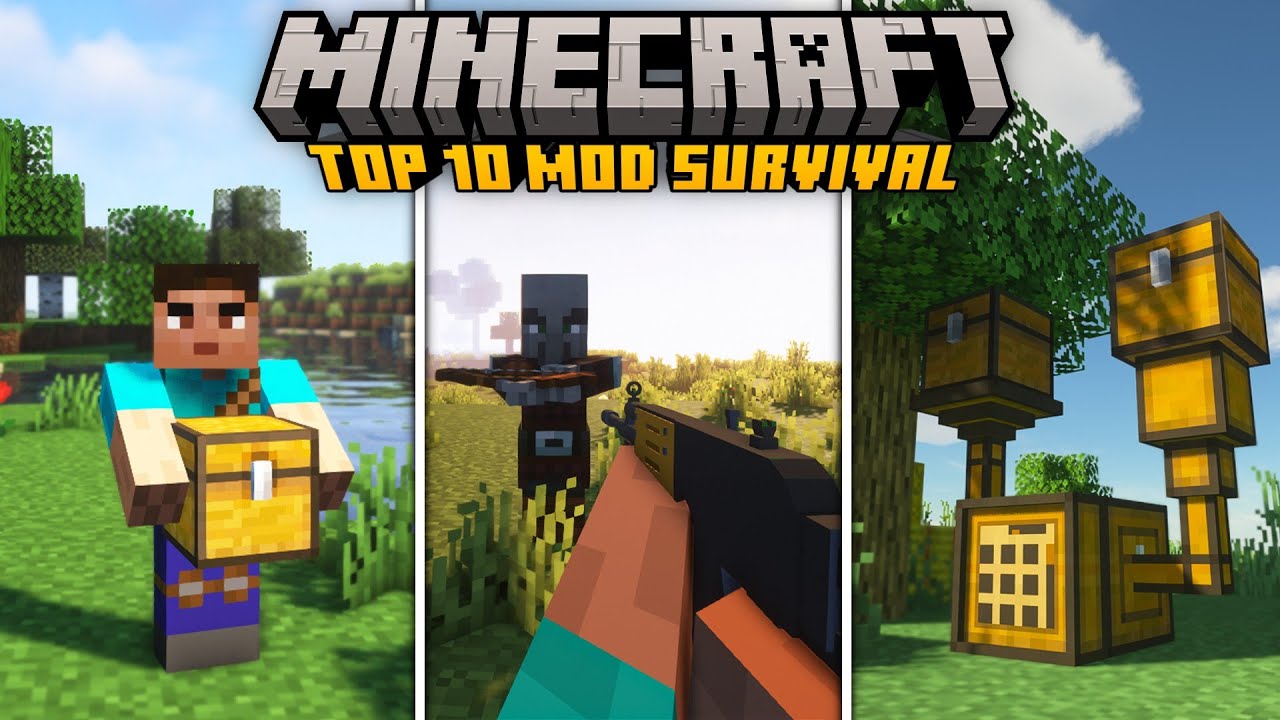 TOP 10 Mod hỗ trợ cực tốt khi sinh tồn, đầy tiện ích và thú vị cho Minecraft 1.19, 1.19.1 & 1.19.2