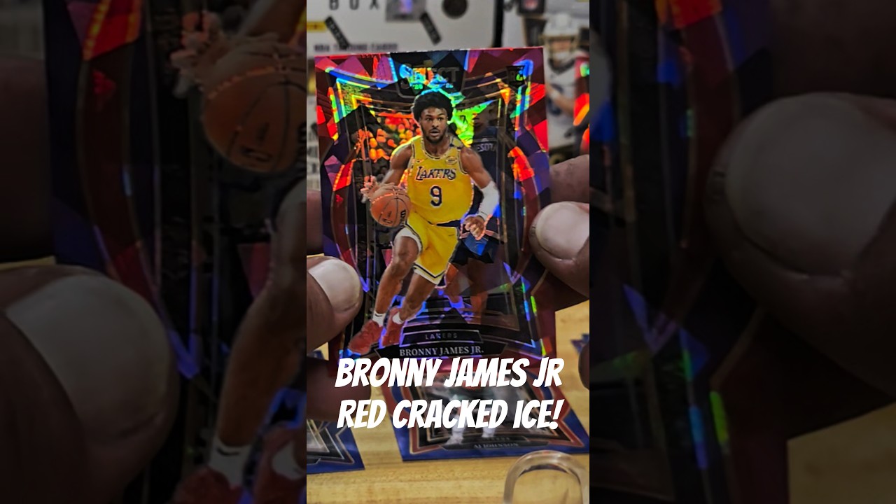 Select Basketball Mega Box! Red Cracked 🧊 Bronny James Jr #selectbasketball #nba #crackedice #rip