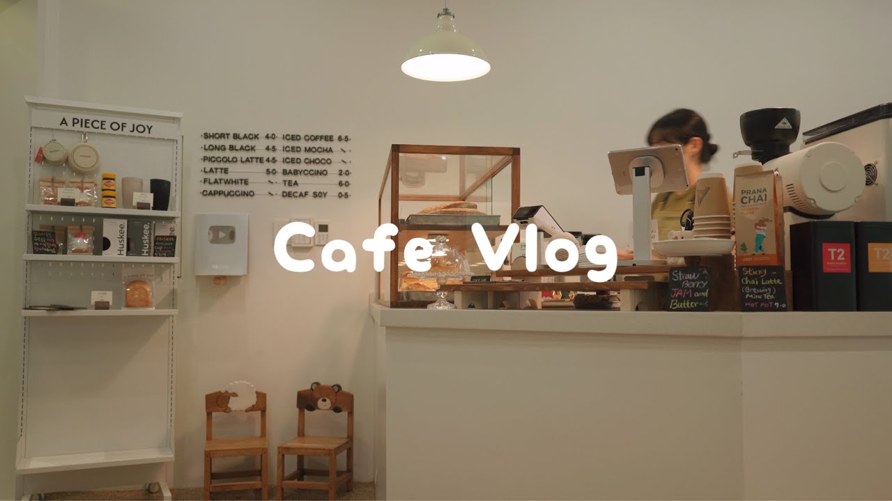 CAFE VLOG 👩🏻&zwj;🍳 I'm used to working alone as barista so I didn't feel that busy ☕️ ASMR