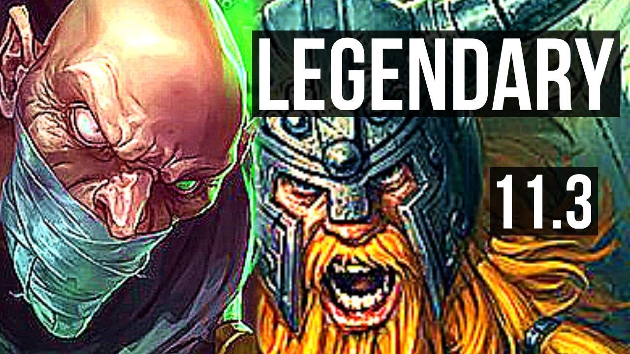 SINGED vs OLAF (TOP) | 11/2/14, 1.4M mastery, Legendary | NA Diamond | v11.3