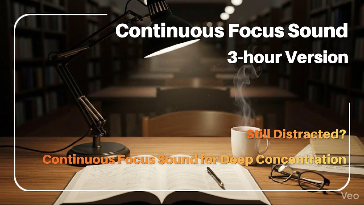 📚집중 안 돼? | Continuous Focus Sound for Deep Concentration(3-Hours)
