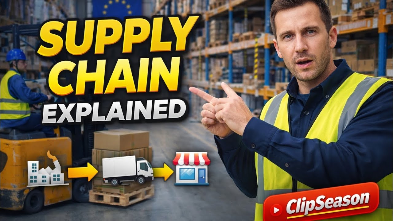 Supply Chain Explained Simply | Warehouse Work in Europe