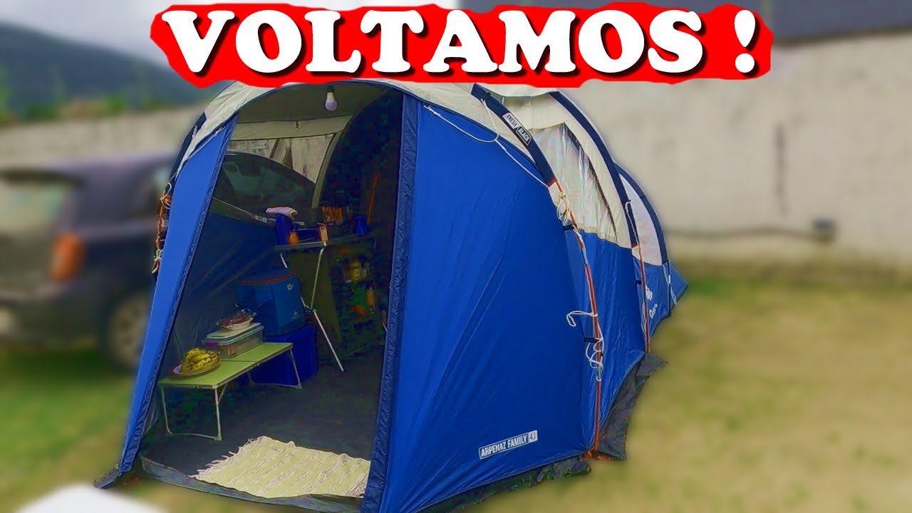 BARRACA Quechua Arpenaz 4.1 Fresh Black - Nosso EQUIPAMENTO DE CAMPING  nesta acampada