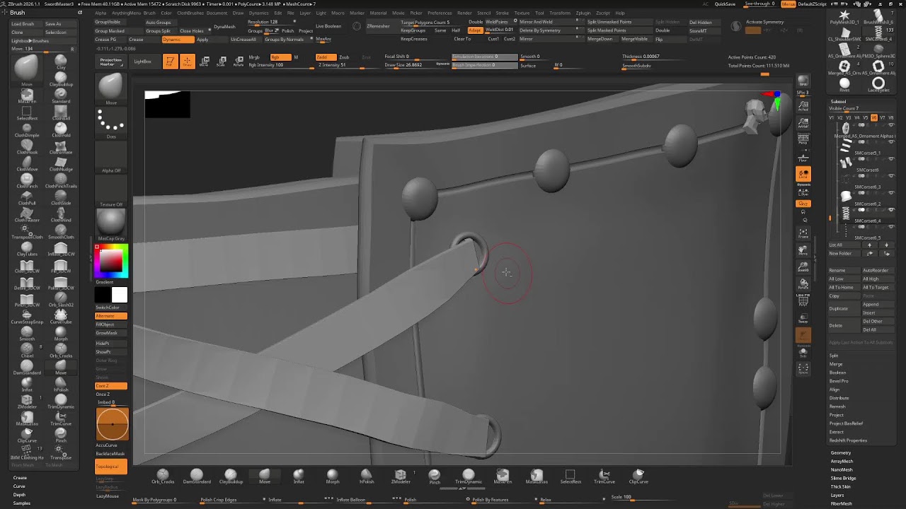 Creating Sword Master in Zbrush 🖌