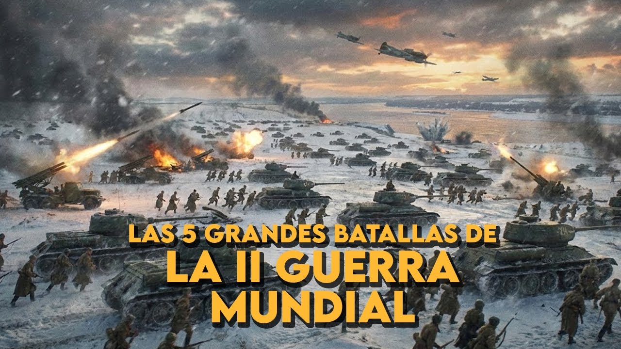 ✅Las 5 batallas MÁS IMPORTANTES de la SEGUNDA GUERRA MUNDIAL