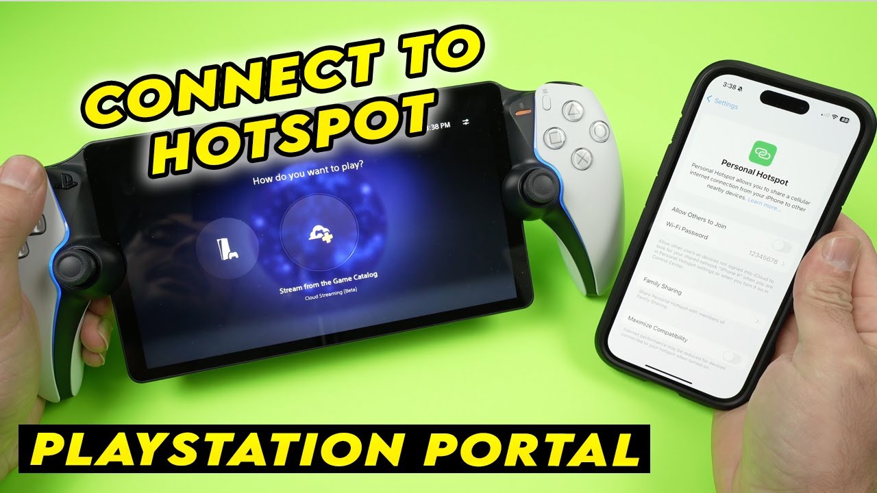 Как подключить PlayStation Portal к точке доступа вашего iPhone