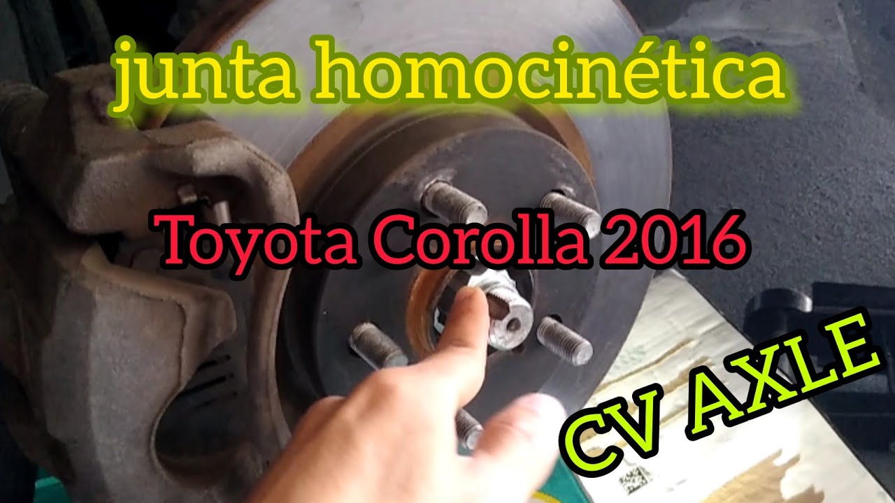 cómo cambiar el CV Axle del conductor de Toyota Corolla 2016