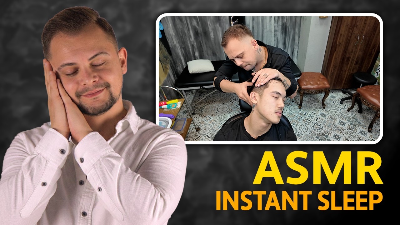 HEAD MASSAGE ASMR | One of the Most Powerful Massage Therapy Sessions