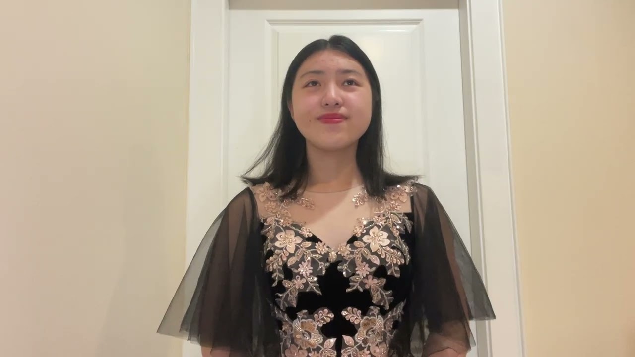 16 years Chelsea  Das Veilchen by Mozart 