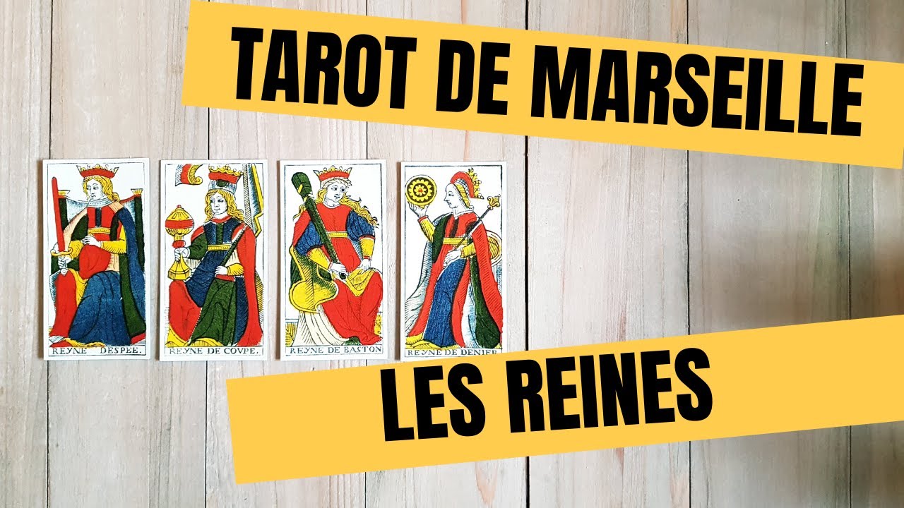 🎓 Apprendre le Tarot 🎓 Arcanes mineurs #3 Les Reines [Figures -Tarot de Marseille] 🃏