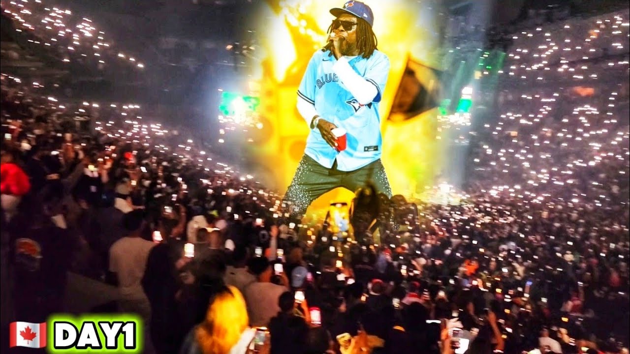Vybz Kartel Brings Dancehall fever to Toronto Canada with Drake Arena goes insane 