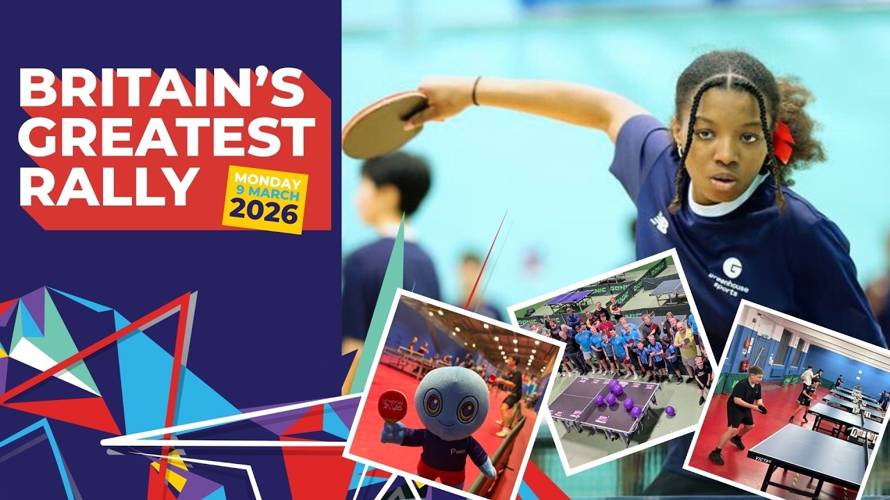 Britain's Greatest Rally! A journey to 100,000 rallies | Table Tennis England