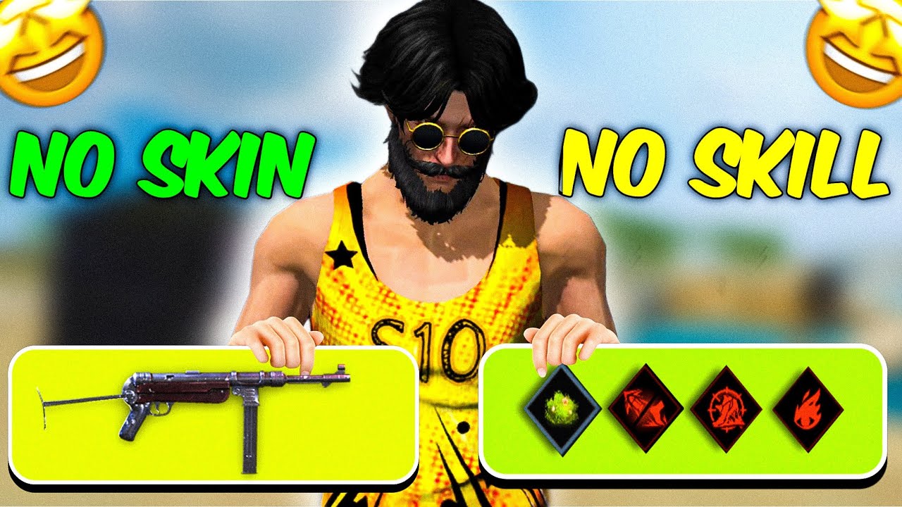 No Character Skill, No Gunskins Challenge 🤩 বাংলা