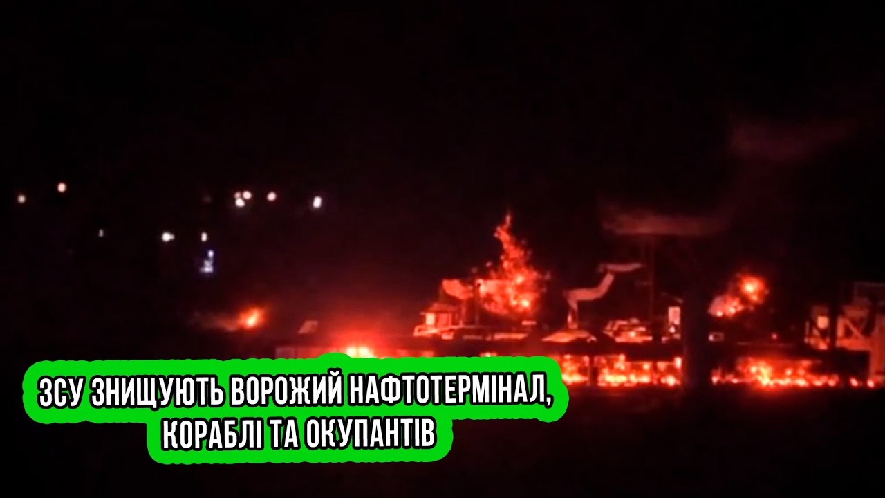 ЗСУ знищують ворожий нафтотермінал, кораблі та окупантів