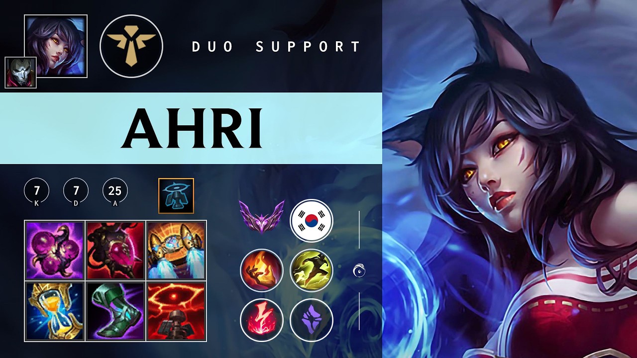 Ahri Support vs Bard - KR Master Patch 26.05