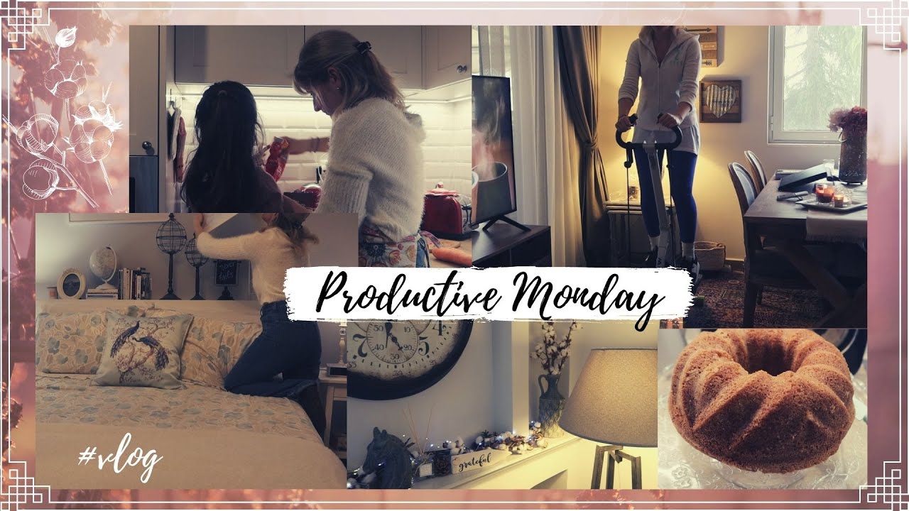 Productive Monday●Επιστροφή στη Ρουτίνα μετά τις Γιορτές ●Πινελιές Χειμερινής Διακόσμησης στο Σπίτι!