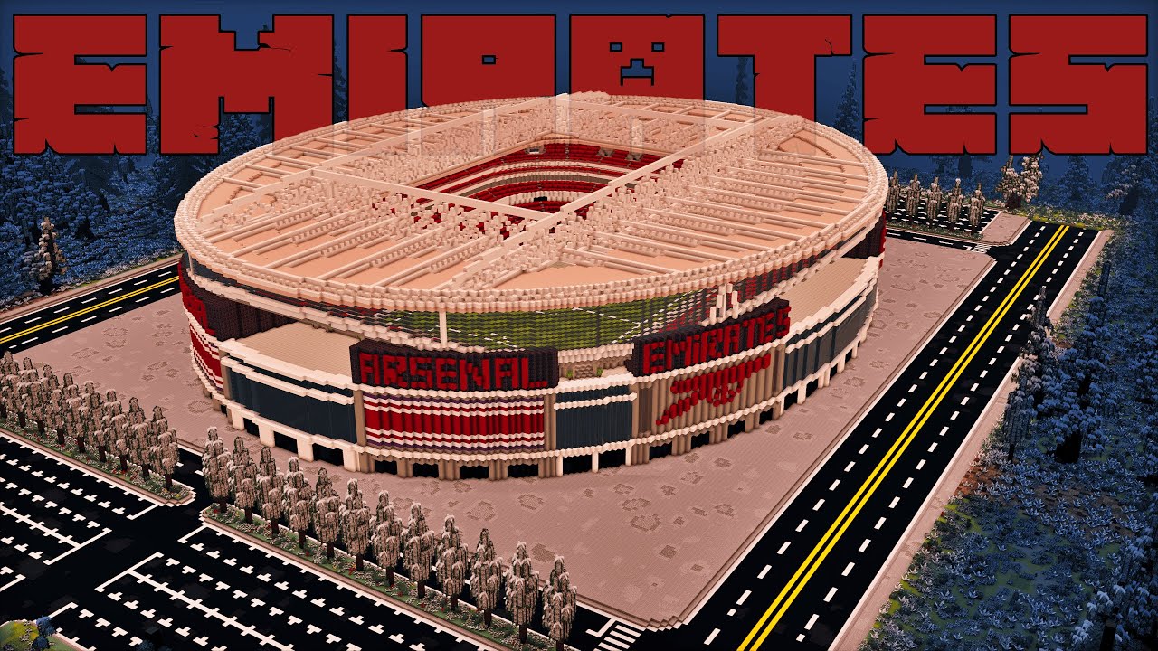 I Built the EMIRATES STADIUM in 2025! (Minecraft Timelapse)