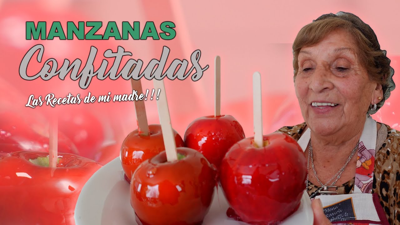MANZANAS CONFITADAS ,UN VIAJE A LA NIÑEZ