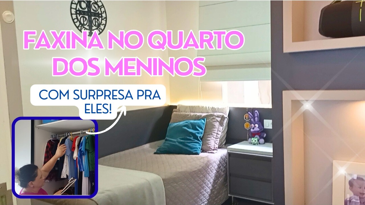 ROTINA DE LIMPEZA / Quarto dos meninos