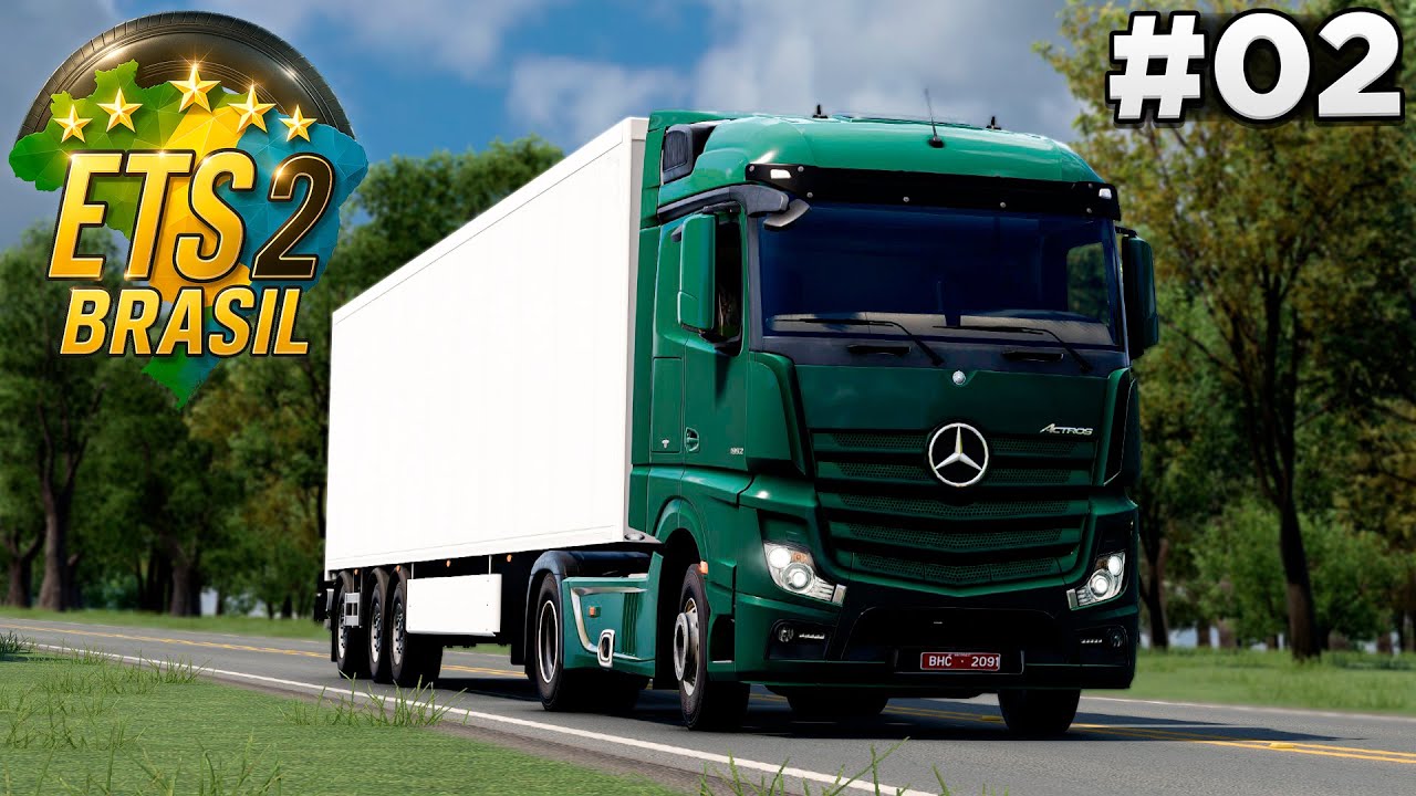ETS 2 BRASIL | CONSEGUIMOS O PRIMEIRO TRABALHO COM CAMINHÃO!