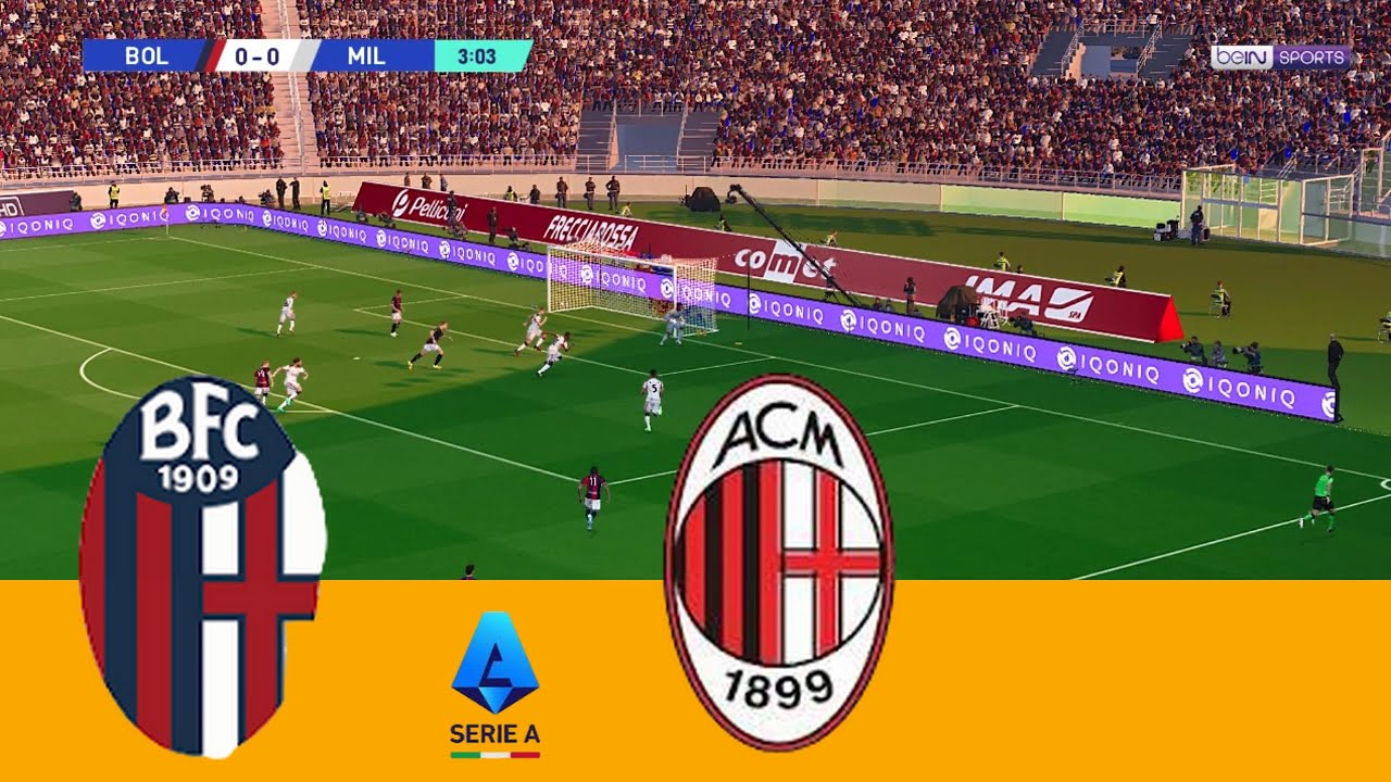 Bologna vs Milan | LIVE | Serie A | PES 2021
