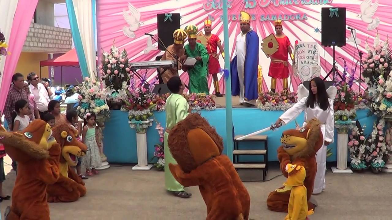 Daniel en el foso de los leones - Ig. Fuente Sanadora