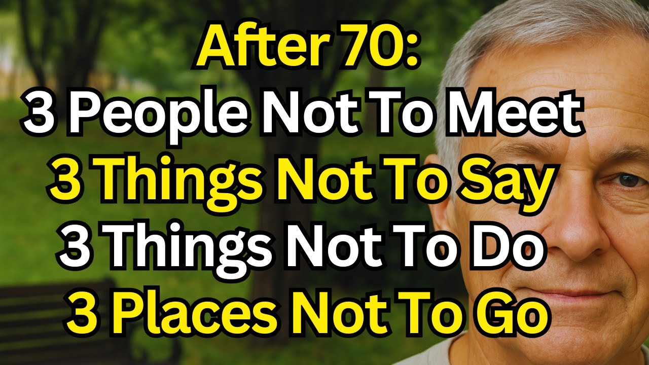 Life After 70: What to Stop Doing, Saying, and Believing | Elderly Wisdom & Inner Peace