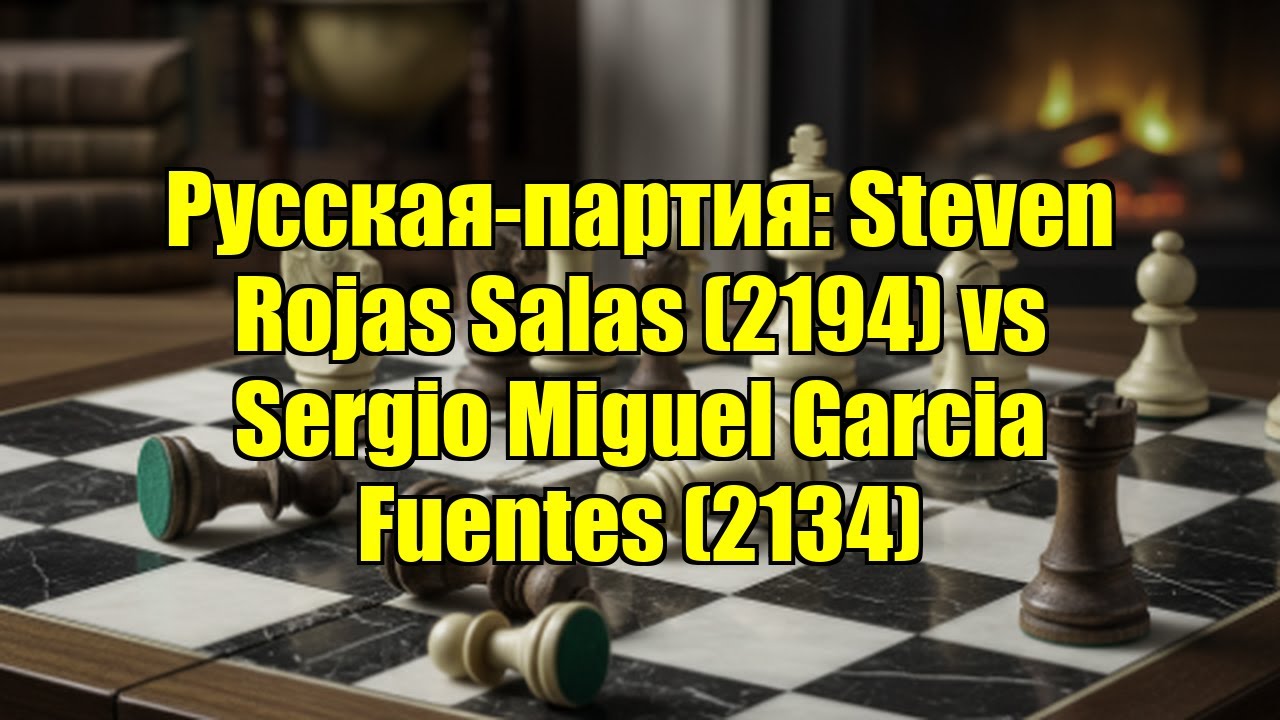 Русская-партия: Steven Rojas Salas (2194) vs Sergio Miguel Garcia Fuentes (2134)