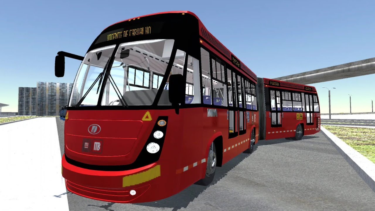 Dina Brighter de Metrobus CDMX - Proton Bus Simulator (Android)