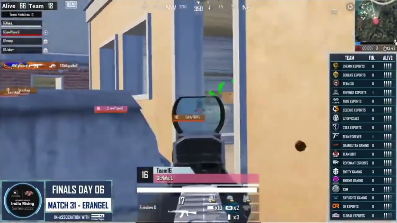 GLOBAL ESPORTS NAKUL 1V4 AGAINST TEAM entity ,, Insane gameplay #jonathan #scout #gehacking