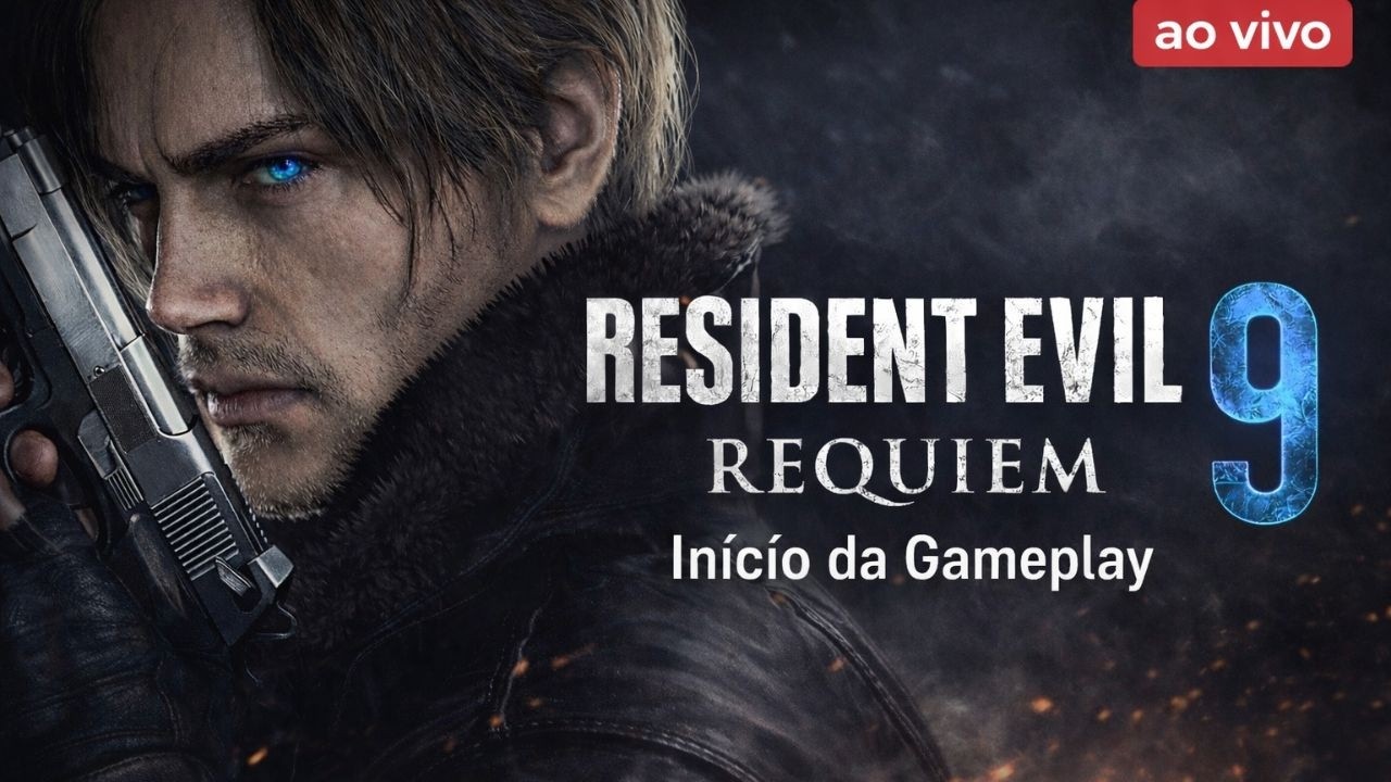 RESIDENT EVIL 9 REQUIEM 🔥COMEÇOU! Primeiras impressões AO VIVO (Dublado PT - BR)
