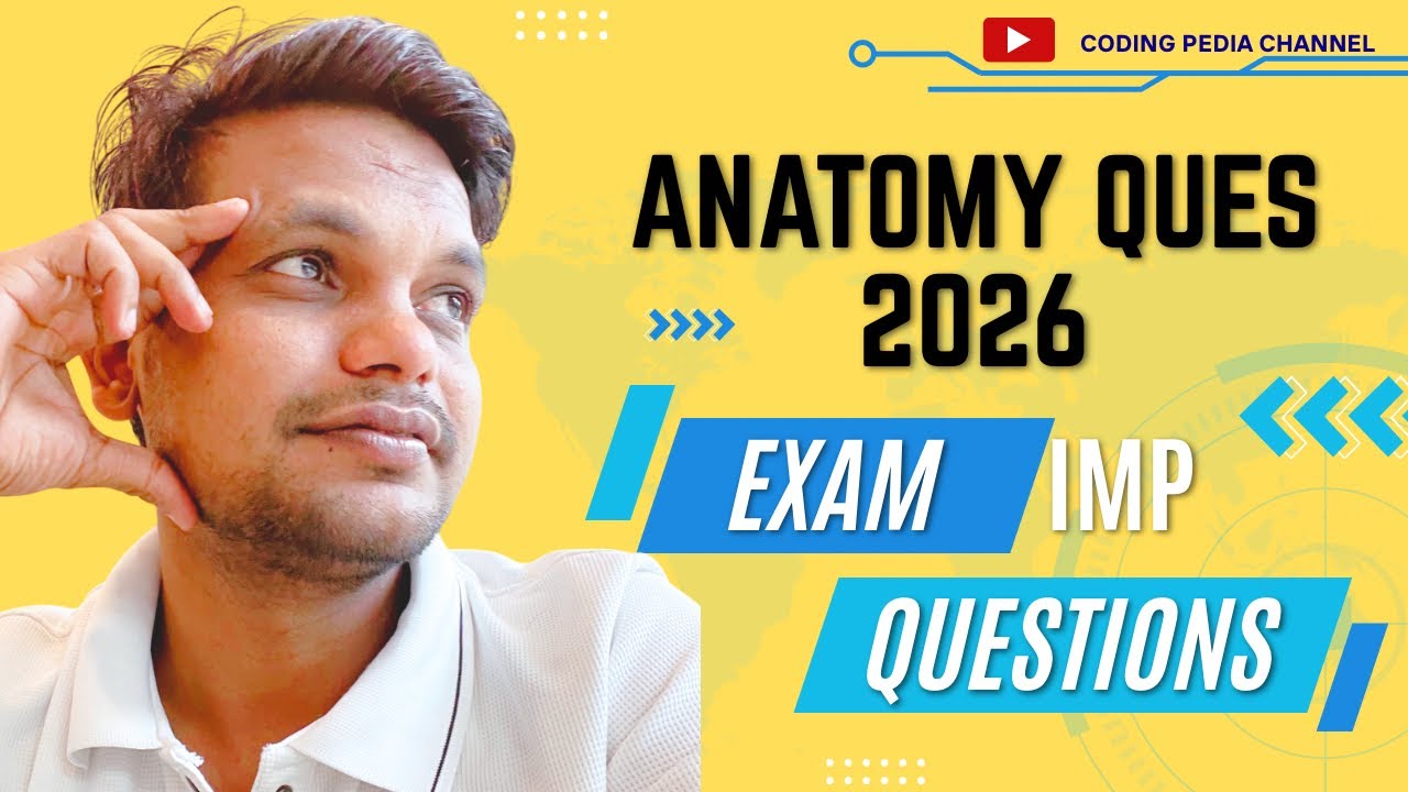CPC exam ll Anatomy questions with answer 😳ll Exam questions 2026 #cpc #cpt #cpcexam #aapc #anatomy