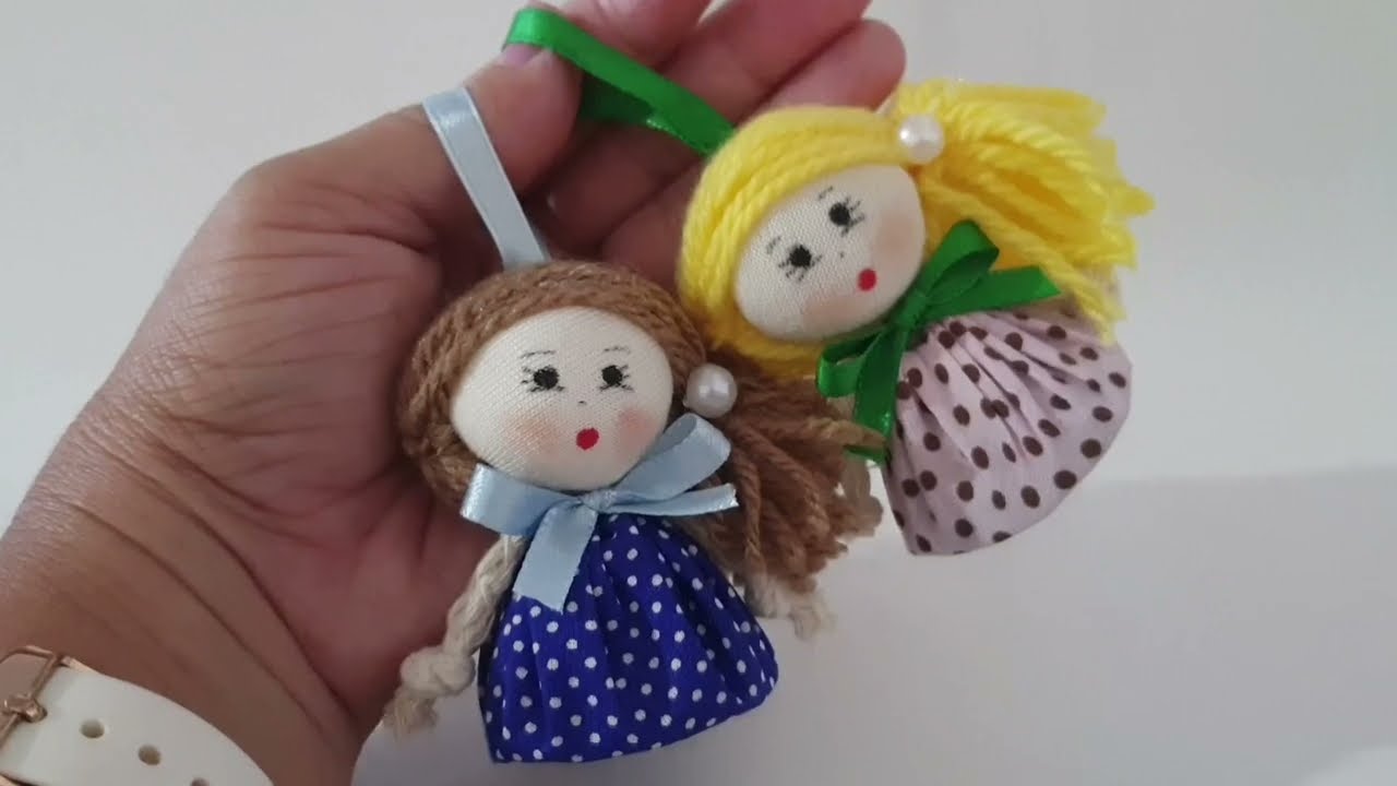 Chaveirinho Bonequinha feito com caixa de ovo Faça para vender! muito fácil! com Cris Pinheiro