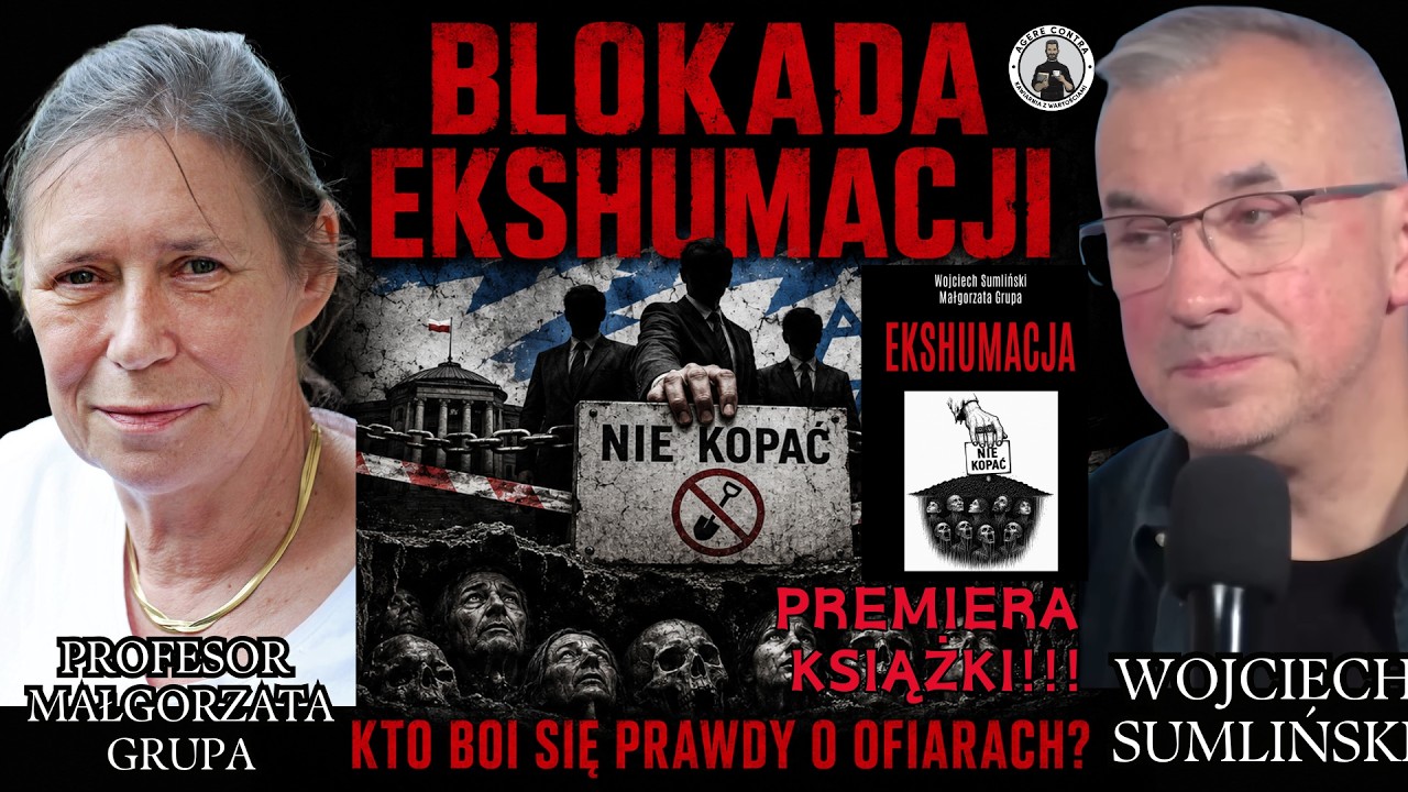 Ekshumacja &ndash; Ludob&oacute;jcy w masce Ofiar W.Sumliński, M.Grupa &ndash; PREMIERA NOWEJ KSIĄŻKI