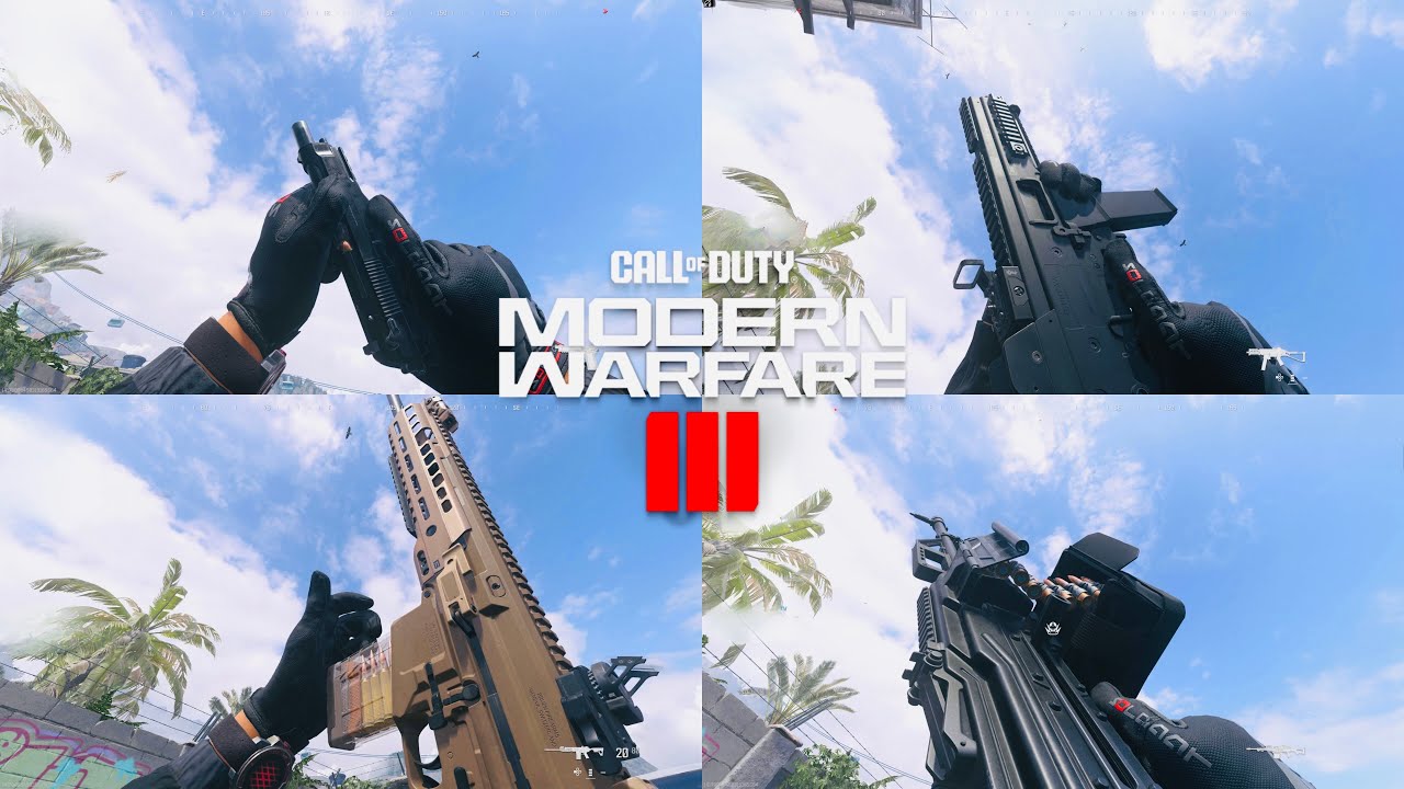 Modern Warfare 3 Beta - All Weapon Inspects & Reload Animations