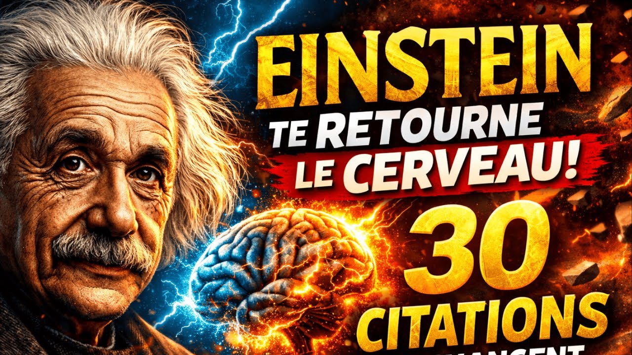 Albert Einstein, les citations qui transforment ta vision du monde