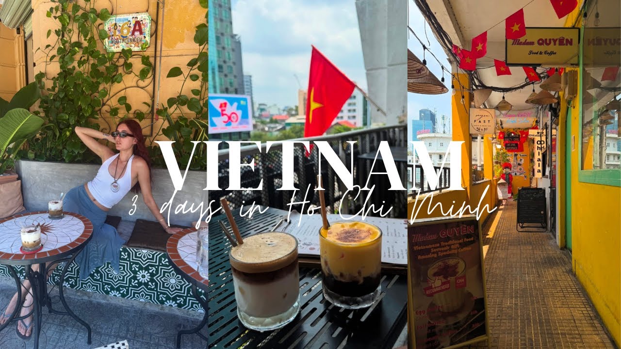 VIETNAM VLOG 🇻🇳 3 Days in Ho Chi Minh - Cafe Apartments, Hostels & Cu Chi Tunnels