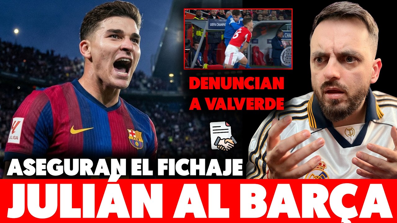 💥¡¡BOMBAZO!! ASEGURAN que JULIÁN ÁLVAREZ FICHARÁ por el BARÇA tras el MUNDIAL · DENUNCIAN a VALVERDE