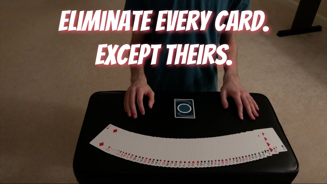 Process Of Elimination - Self Working Mathematical Card Trick - Performance/Tutorial