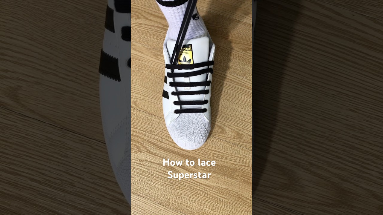 So schn&uuml;rst du Adidas Superstar #Sneakers #Schuhe #Adidas