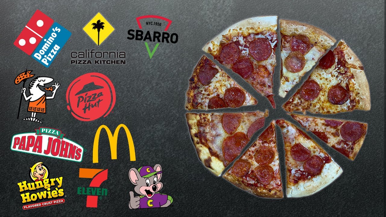 Eating ONLY Pizza Chains 🍕 for 24 Hours