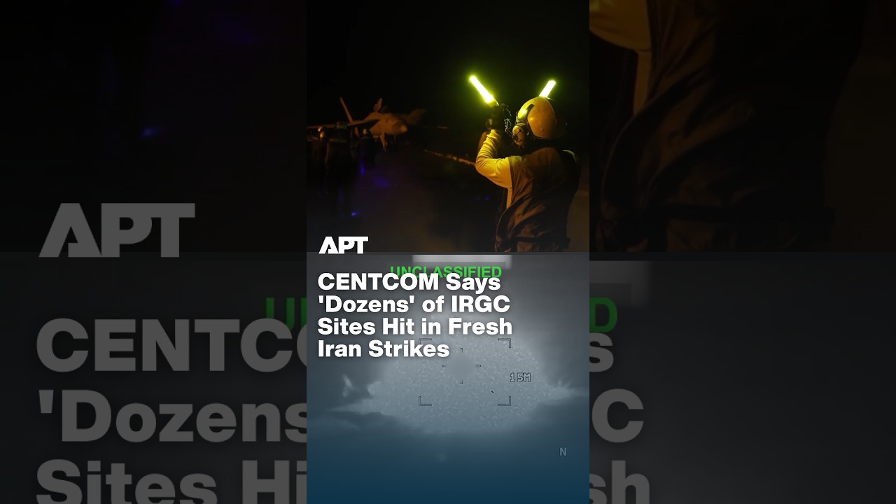 WATCH: CENTCOM Releases Footage After New US Strikes on Iran | APT