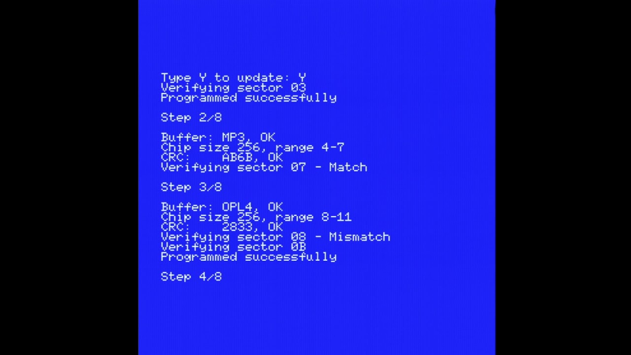 Using reflash.asc to update the GR8NET.